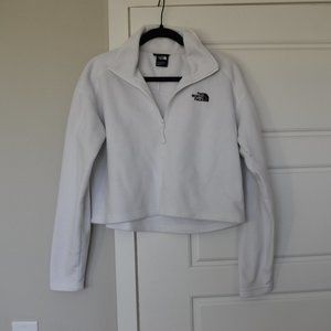 Northface cropped quarter zip